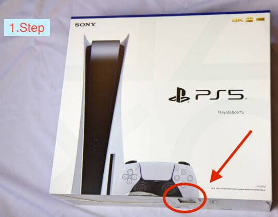 how to find a serial number on ps5